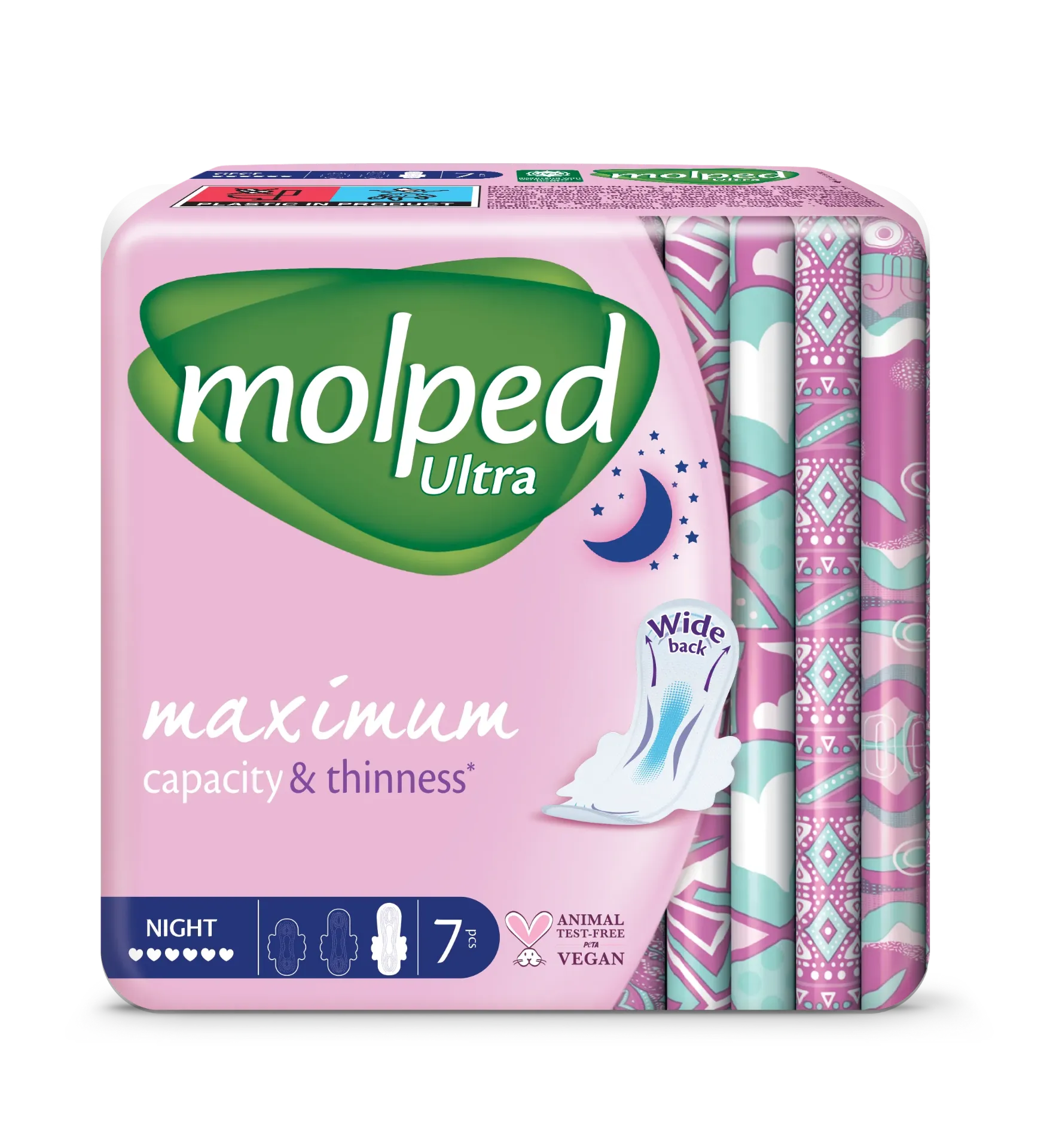 Molped Ultra Damenbinden Nacht 7St