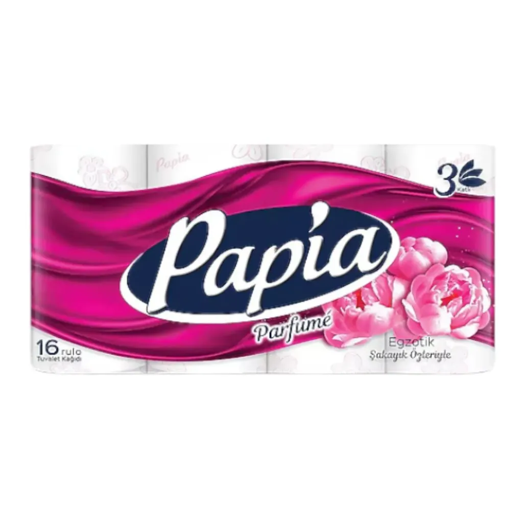 Papia Toilettenpapier mit Parfüm 3 Lagig 16 Rollen