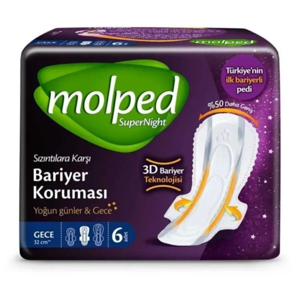 Molped Supernight Damenbinden Nacht 6X16
