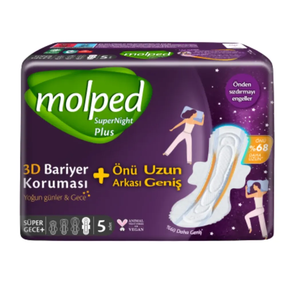 Molped Supernight Damenbinden Super Nacht+ 5St