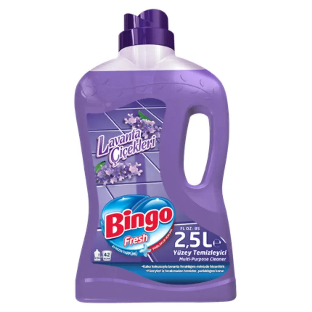 [50001388] Bingo Fresh Flüssig Allzweckreiniger Lavendel Blüten 2.5LX6