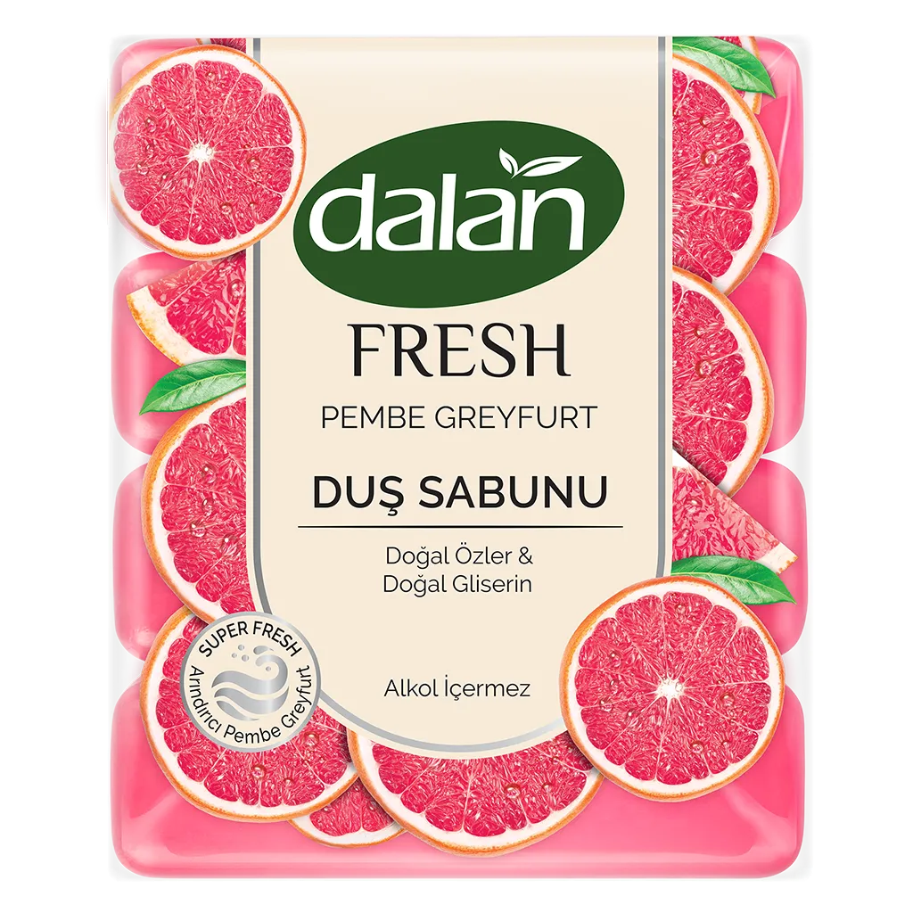 Dalan Duschseife Pink Grapefruit 150gx4