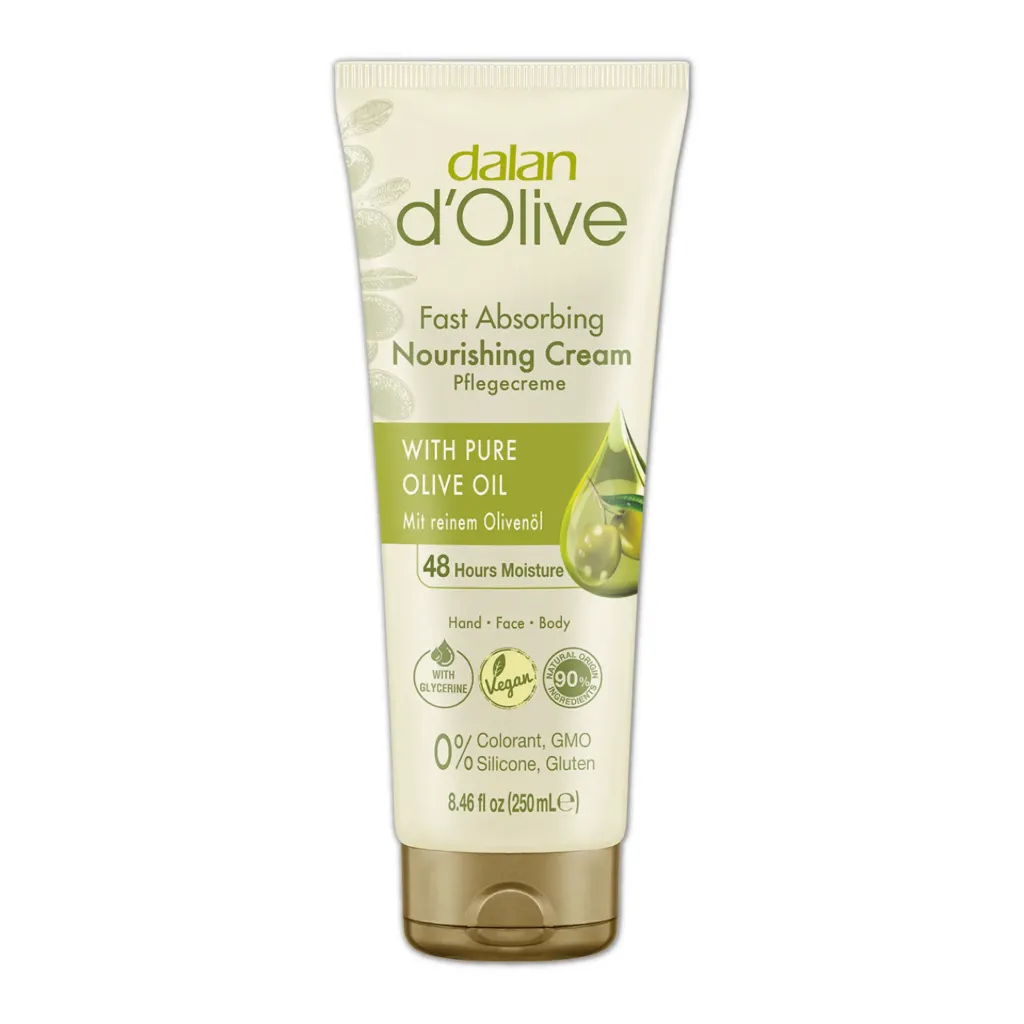 Dalan Hand-, Gesichts- und Körpercreme mit Olivenöl 250ml