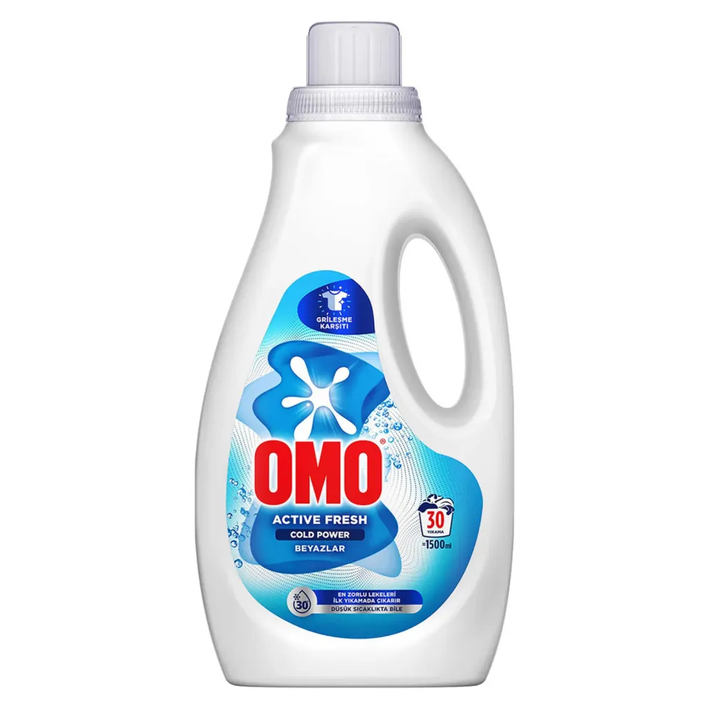 Omo Flüssig Waschmittel Active Fresh Cold Power 1500ml