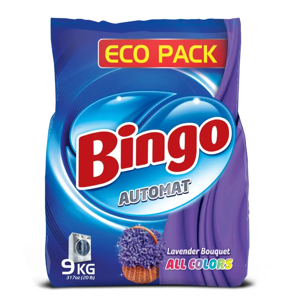 [50004858] Bingo Waschmittel Pulver Alle Farben Lavender Bouquet 9 Kg