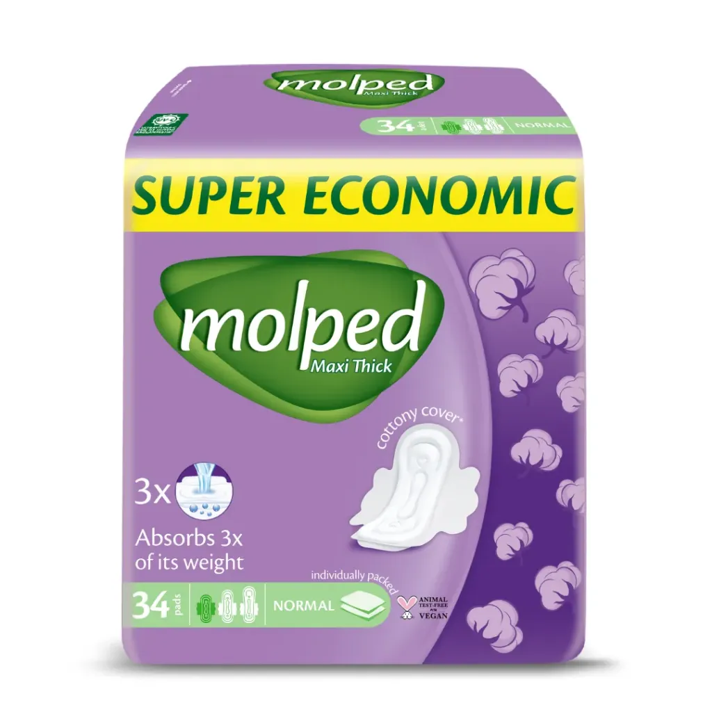 Molped Maxi Thick Damenbinden Normal 34 St