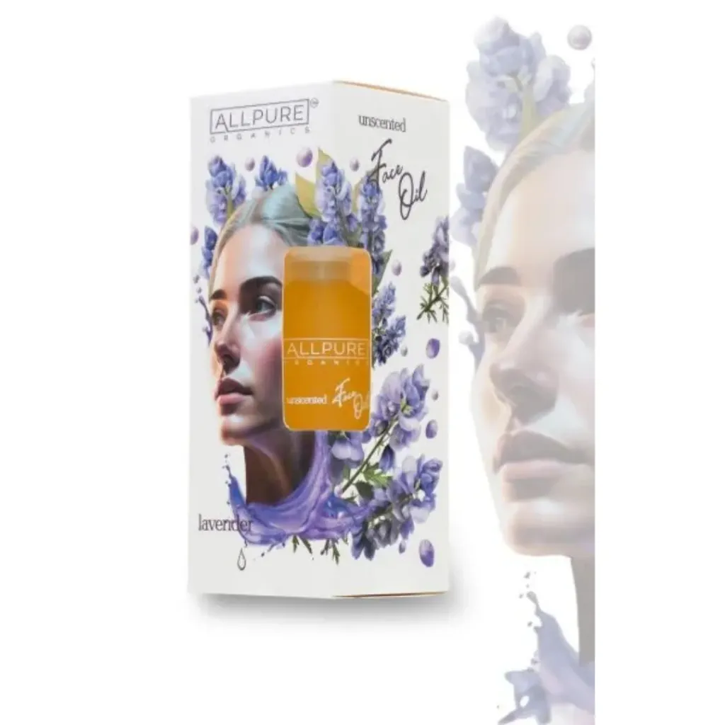 Allpure Lavendel Öl 100% Organisches Pflegeöl für die Haut 100 ml